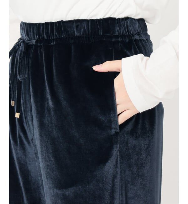 IENA「ベロアイージーパンツ」|その他|