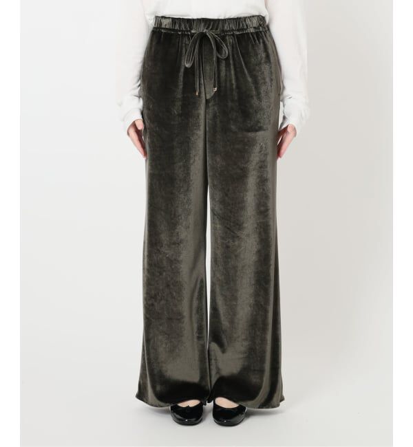 IENA「ベロアイージーパンツ」|その他|