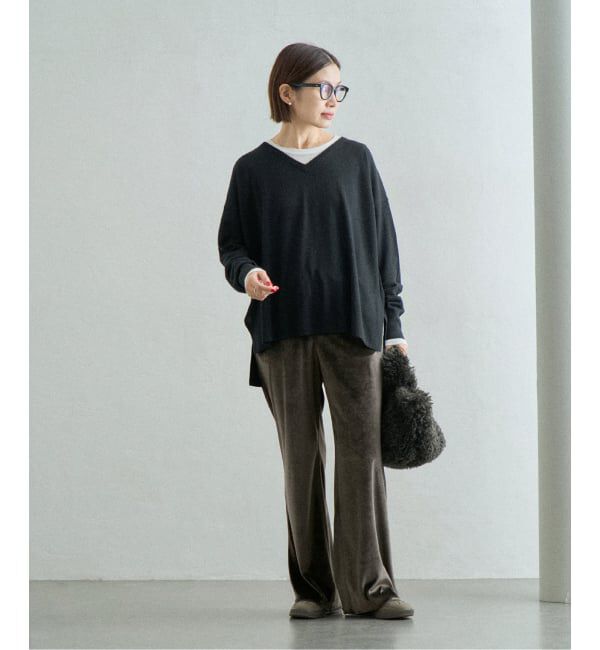 IENA「ベロアイージーパンツ」|その他|