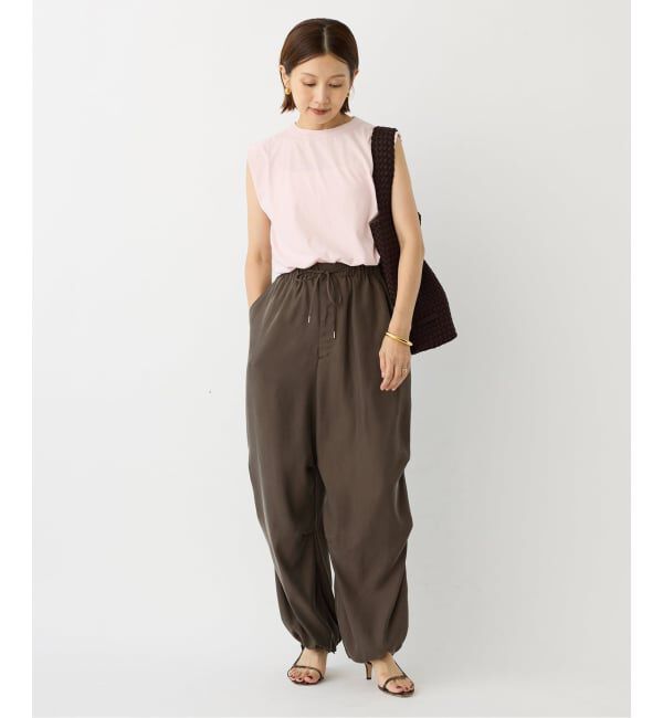 IENA「《追加》キュプラツイルイージーパンツ」|その他|