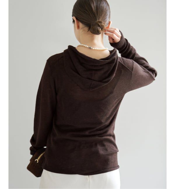 IENA「シアーニットパーカー」|パーカー|