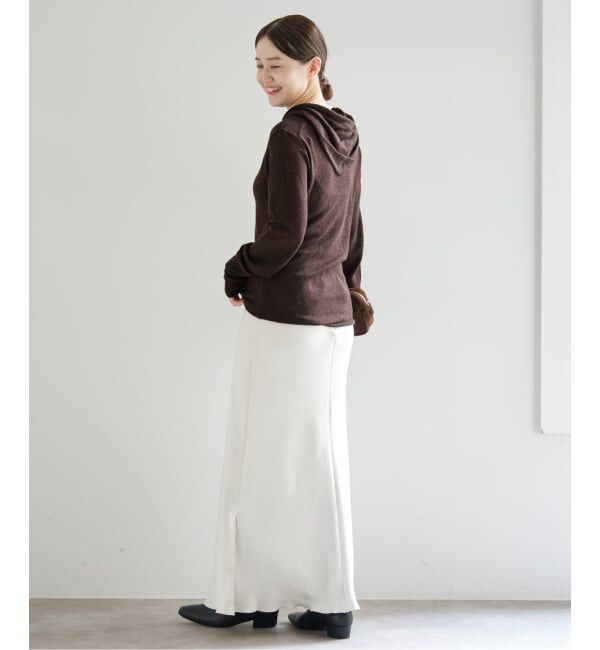 IENA「シアーニットパーカー」|パーカー|