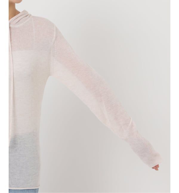 IENA「シアーニットパーカー」|パーカー|