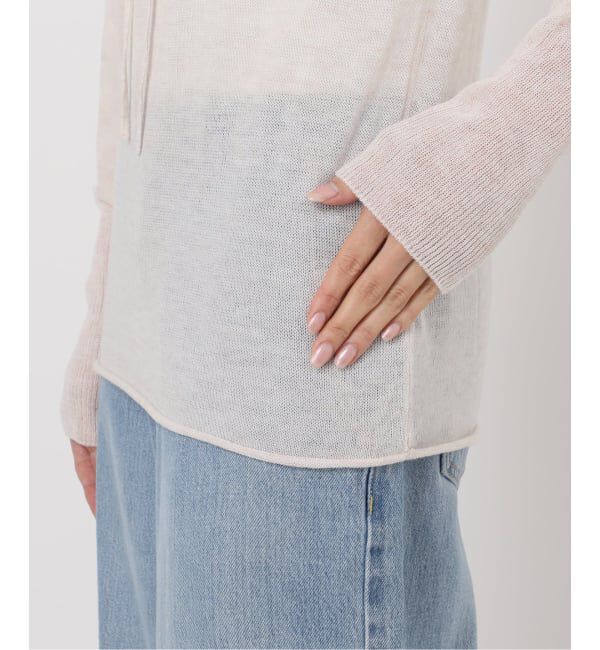 IENA「シアーニットパーカー」|パーカー|