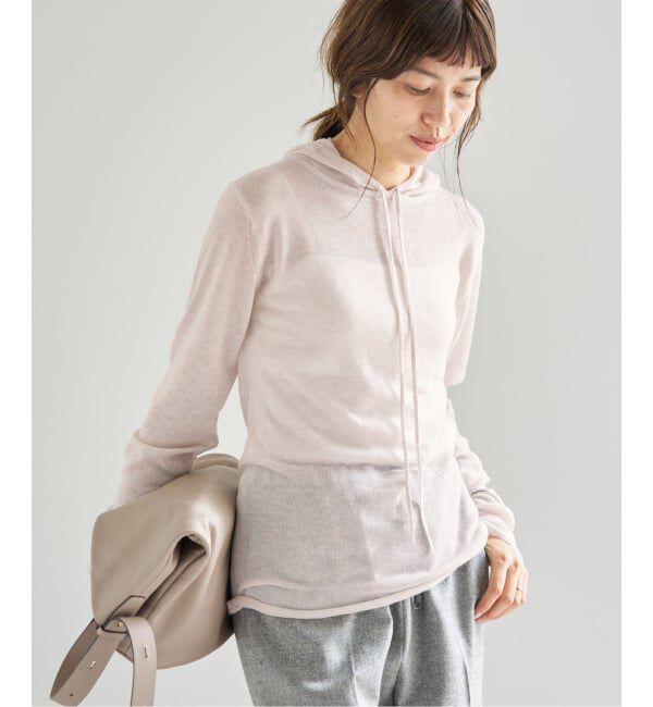 IENA「シアーニットパーカー」|パーカー|