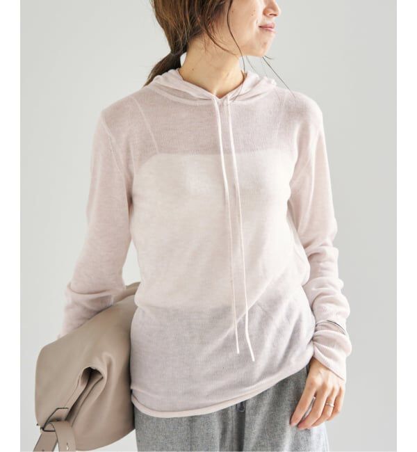 IENA「シアーニットパーカー」|パーカー|