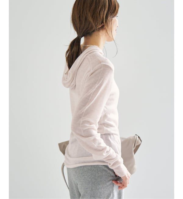 IENA「シアーニットパーカー」|パーカー|