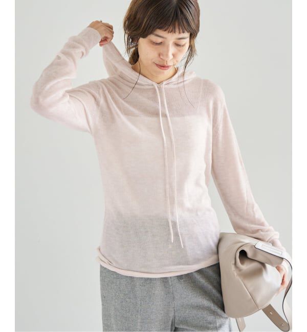 IENA「シアーニットパーカー」|パーカー|