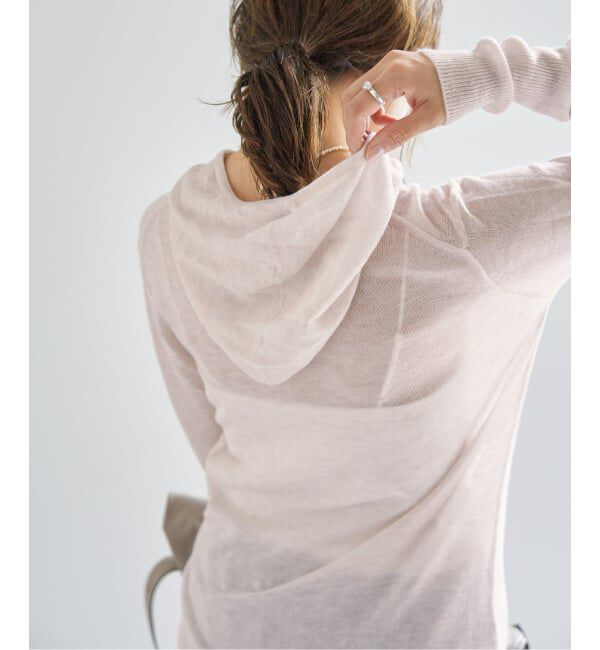 IENA「シアーニットパーカー」|パーカー|