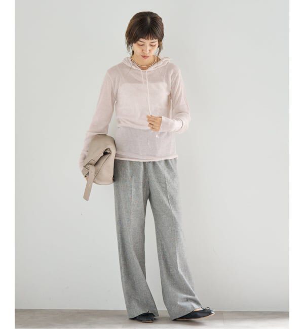 IENA「シアーニットパーカー」|パーカー|