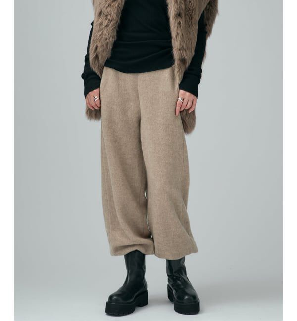 VERMEIL par iena「Wool fleece パンツ」|その他|