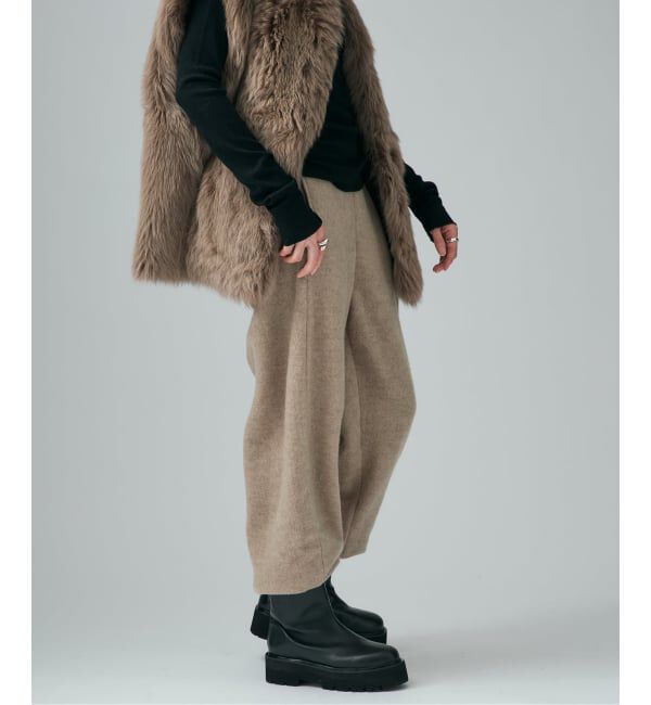 VERMEIL par iena「Wool fleece パンツ」|その他|