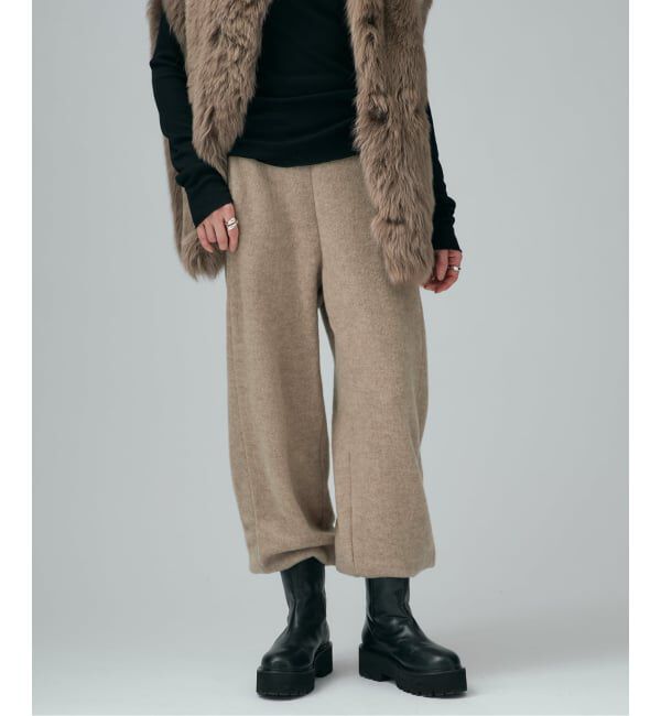 VERMEIL par iena「Wool fleece パンツ」|その他|ブラウン B