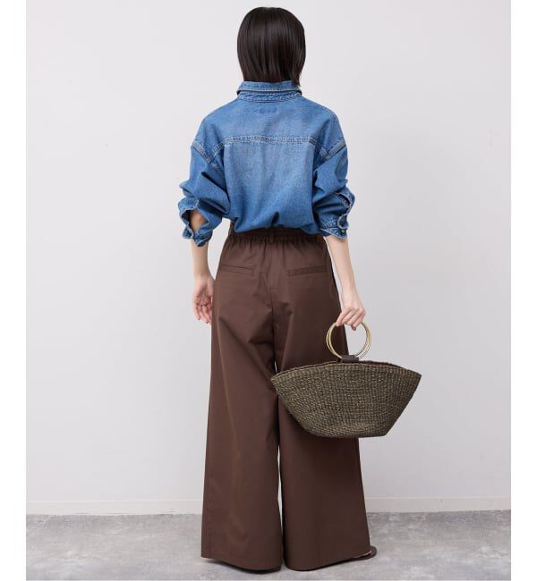 SLOBE IENA「《予約》タックワイドパンツ」|その他|