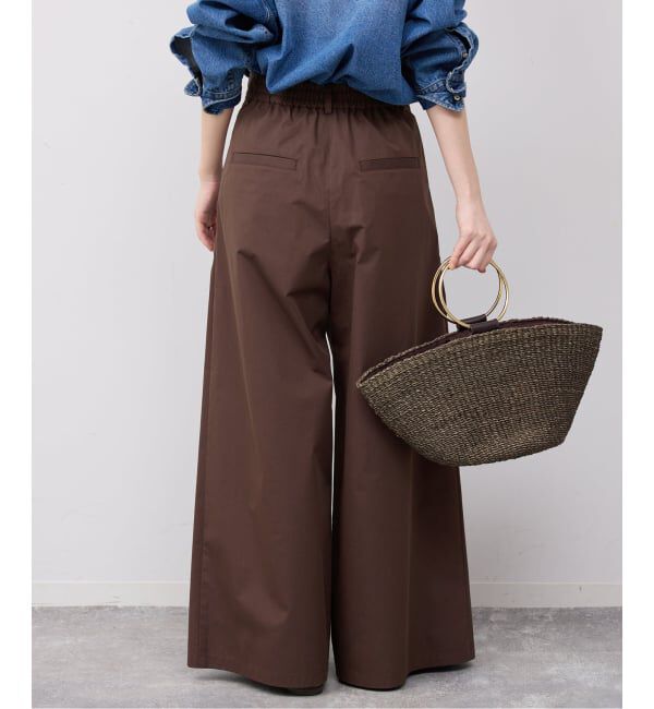 SLOBE IENA「《予約》タックワイドパンツ」|その他|