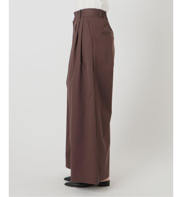 SLOBE IENA「《予約》タックワイドパンツ」|その他|