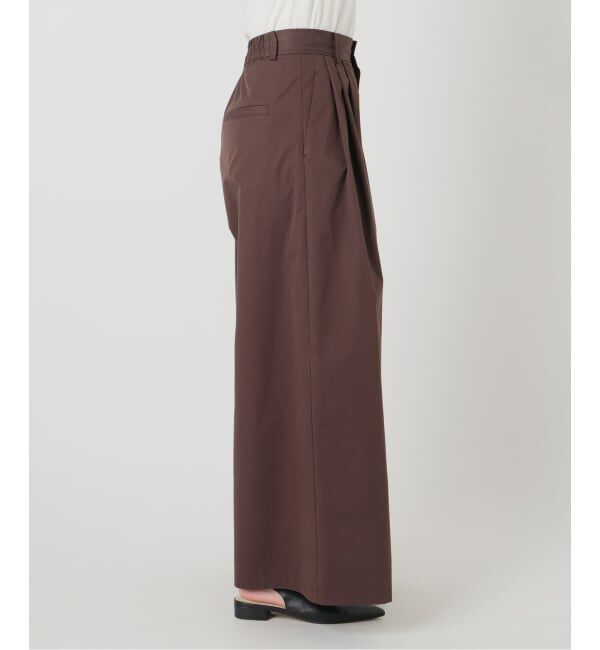 SLOBE IENA「《予約》タックワイドパンツ」|その他|