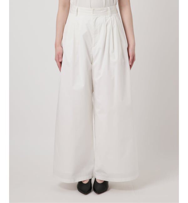 SLOBE IENA「《予約》タックワイドパンツ」|その他|
