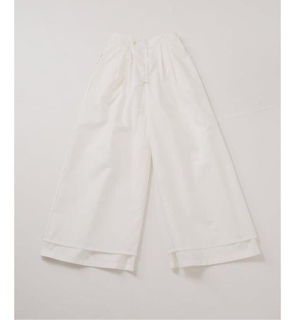 SLOBE IENA「《予約》タックワイドパンツ」|その他|