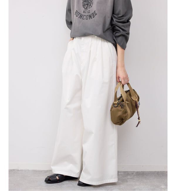 SLOBE IENA「《予約》タックワイドパンツ」|その他|