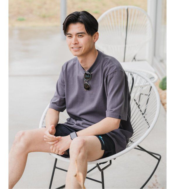 EDIFICE「LOOPWHEELER for LOWERCASE ツリテンジク ビッグTシャツ」|Tシャツ・カットソー|