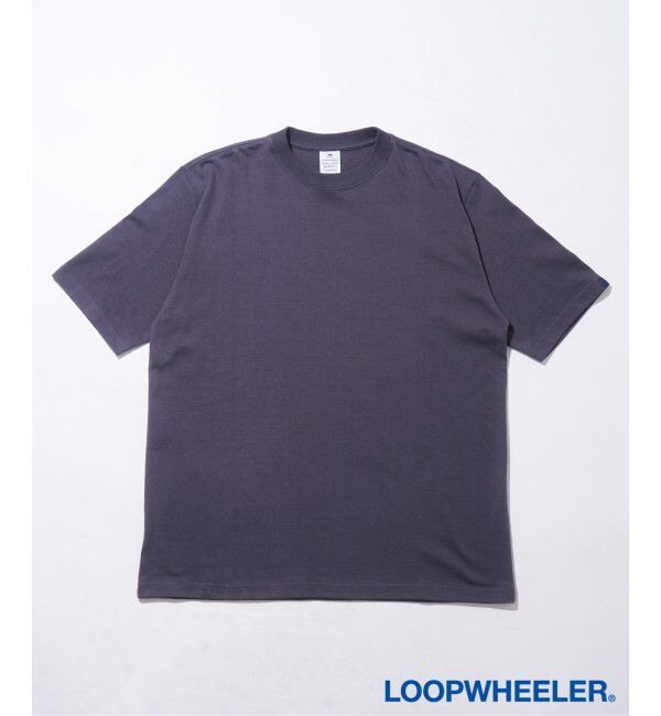 EDIFICE「LOOPWHEELER for LOWERCASE ツリテンジク ビッグTシャツ」|Tシャツ・カットソー|グレー