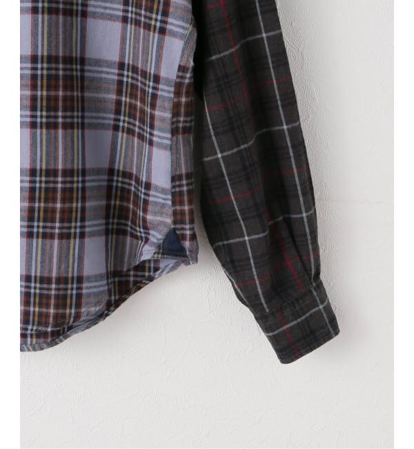 PULP「ARIES / アリーズ OVERDYED PATCHWORK SHIRT」|シャツ・ブラウス|