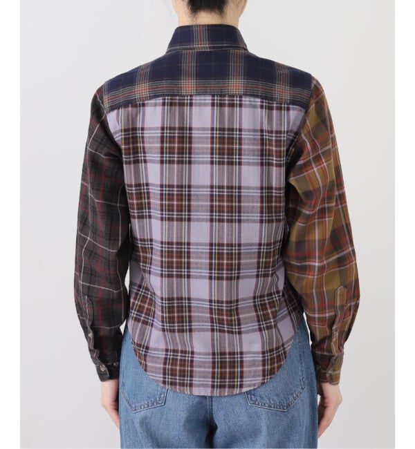 PULP「ARIES / アリーズ OVERDYED PATCHWORK SHIRT」|シャツ・ブラウス|