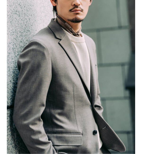 EDIFICE「ラフ ツイル2ボタン ジャケット【セットアップ着用可】」|テーラードジャケット|