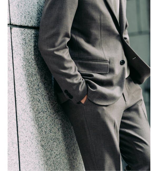 EDIFICE「ラフ ツイル2ボタン ジャケット【セットアップ着用可】」|テーラードジャケット|