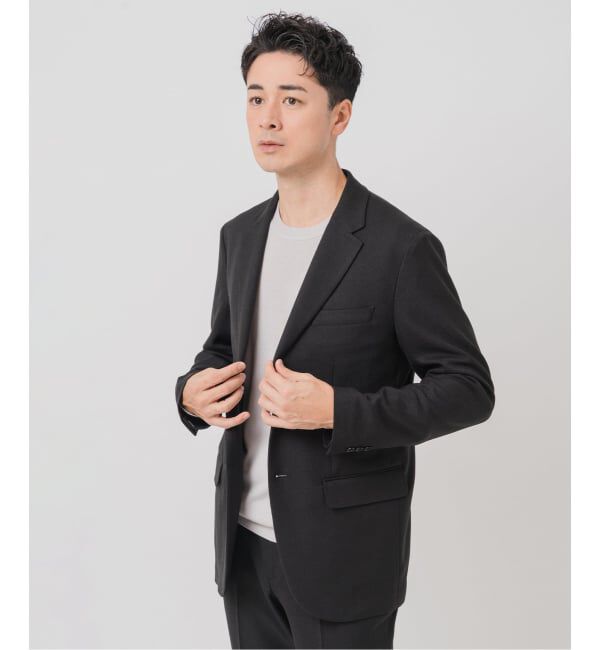 EDIFICE「ラフ ツイル2ボタン ジャケット【セットアップ着用可】」|テーラードジャケット|