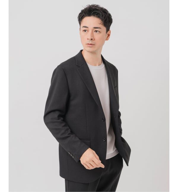 EDIFICE「ラフ ツイル2ボタン ジャケット【セットアップ着用可】」|テーラードジャケット|