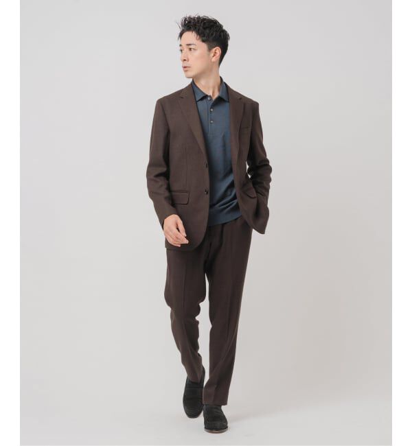 EDIFICE「ラフ ツイル2ボタン ジャケット【セットアップ着用可】」|テーラードジャケット|