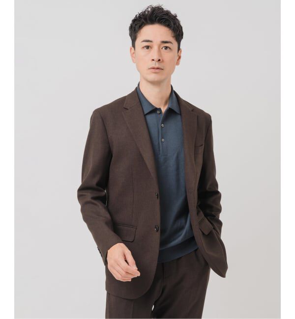 EDIFICE「ラフ ツイル2ボタン ジャケット【セットアップ着用可】」|テーラードジャケット|