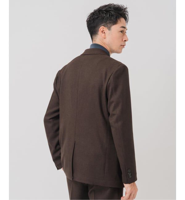 EDIFICE「ラフ ツイル2ボタン ジャケット【セットアップ着用可】」|テーラードジャケット|