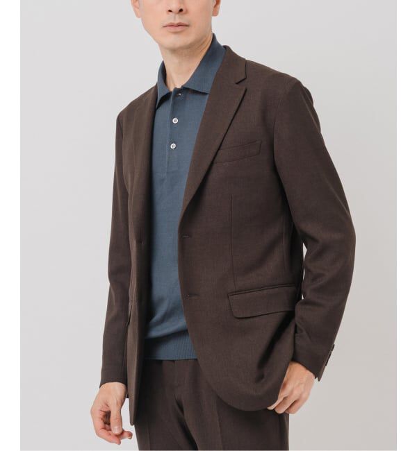 EDIFICE「ラフ ツイル2ボタン ジャケット【セットアップ着用可】」|テーラードジャケット|
