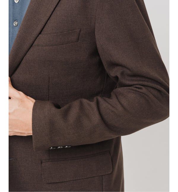 EDIFICE「ラフ ツイル2ボタン ジャケット【セットアップ着用可】」|テーラードジャケット|