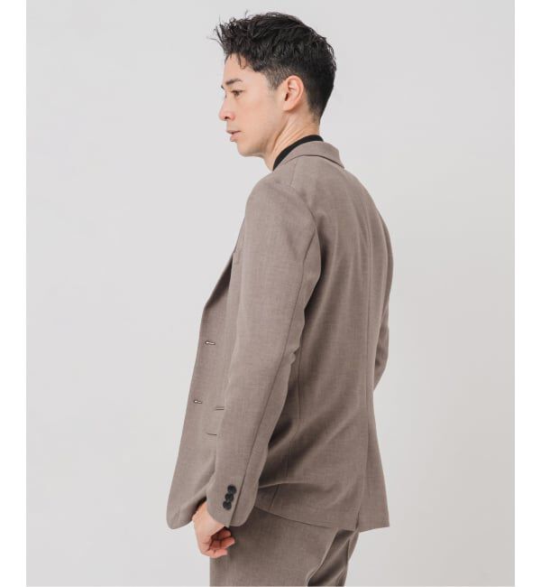 EDIFICE「ラフ ツイル2ボタン ジャケット【セットアップ着用可】」|テーラードジャケット|