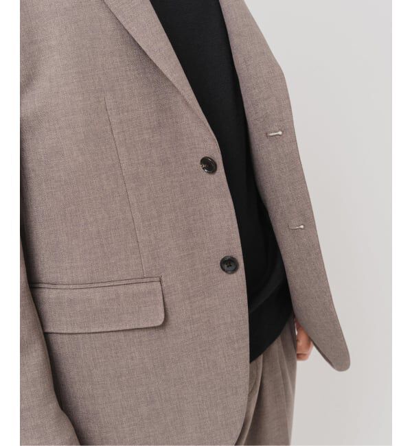 EDIFICE「ラフ ツイル2ボタン ジャケット【セットアップ着用可】」|テーラードジャケット|