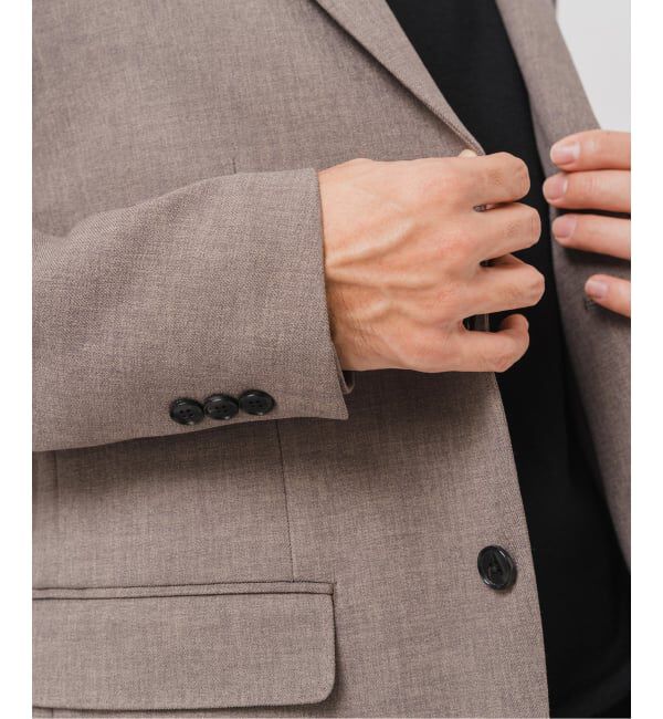 EDIFICE「ラフ ツイル2ボタン ジャケット【セットアップ着用可】」|テーラードジャケット|