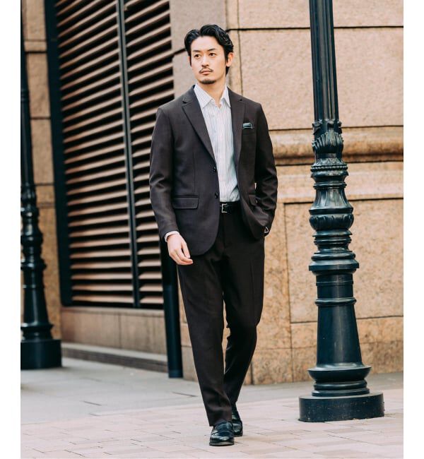 EDIFICE「ラフ ツイル2ボタン ジャケット【セットアップ着用可】」|テーラードジャケット|