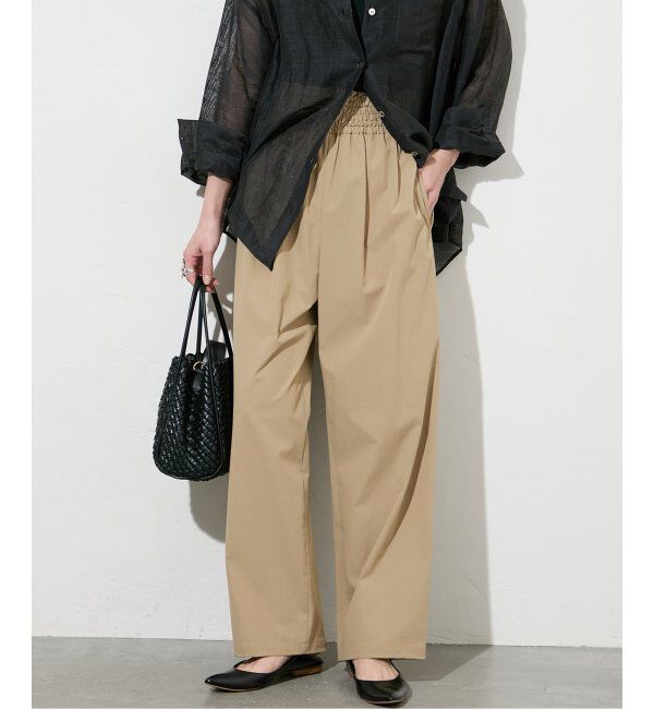 JOURNAL STANDARD「《追加2》【撥水/接触冷感/洗える/UVカット】リネンナイロンストレッチワイドパンツ」|その他|