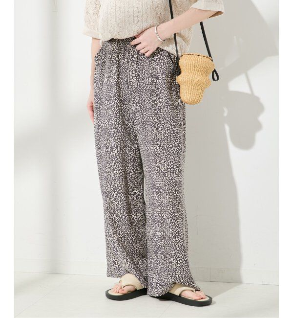 journal standard L'essage「《追加》《別注》【LUSANA / ルサーナ】CICI PANTS：パンツ」|その他|ブラック A