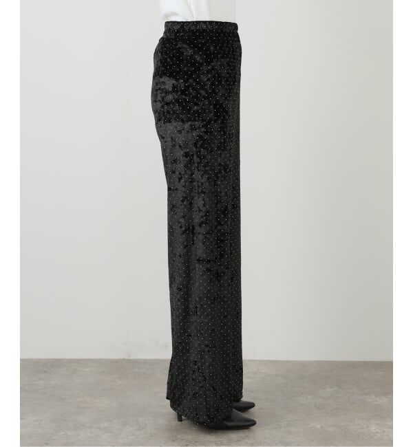 journal standard L'essage「【SIMONE WILD/シモーネ ワイルド】STUD VELVET COZY PANTS：パンツ」|その他|