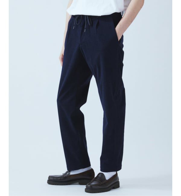 JOURNAL STANDARD「TRICOT CORD ワンタックイージーパンツ / セットアップ対応」|その他|ネイビー
