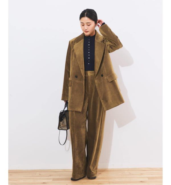 journal standard L'essage「《追加4》ストレッチコーデュロイ 2タックパンツ」|その他|