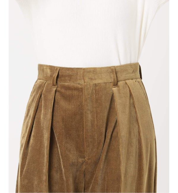 journal standard L'essage「《追加4》ストレッチコーデュロイ 2タックパンツ」|その他|