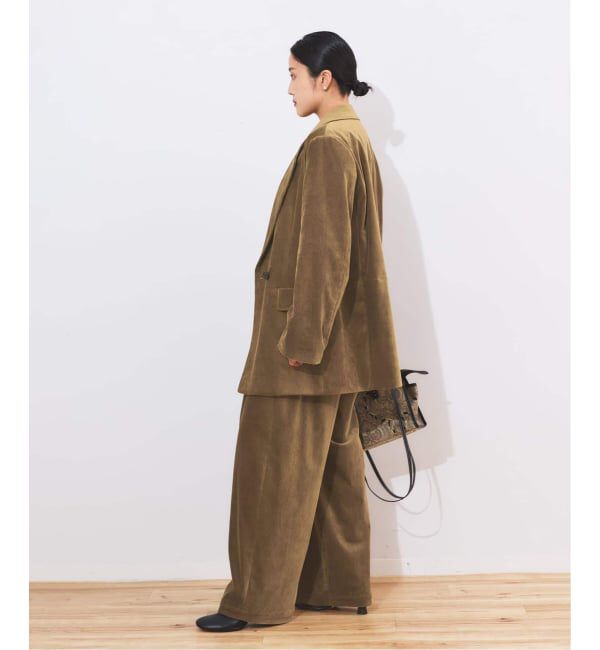 journal standard L'essage「《追加4》ストレッチコーデュロイ 2タックパンツ」|その他|