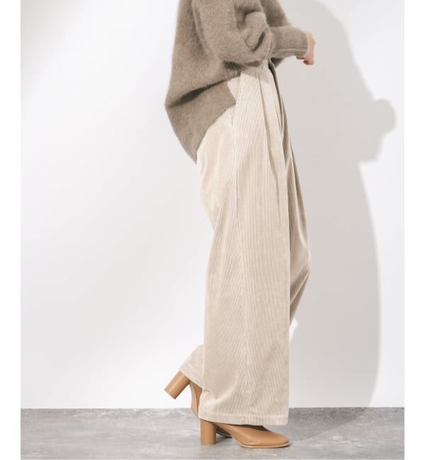 journal standard L'essage「《追加4》ストレッチコーデュロイ 2タックパンツ」|その他|