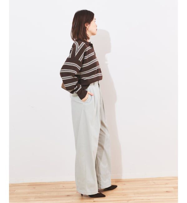 journal standard L'essage「《追加4》ストレッチコーデュロイ 2タックパンツ」|その他|